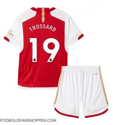 Arsenal Leandro Trossard #19 Hjemmebanetrøje Børn 2023-24 Kortærmet (+ Korte bukser)